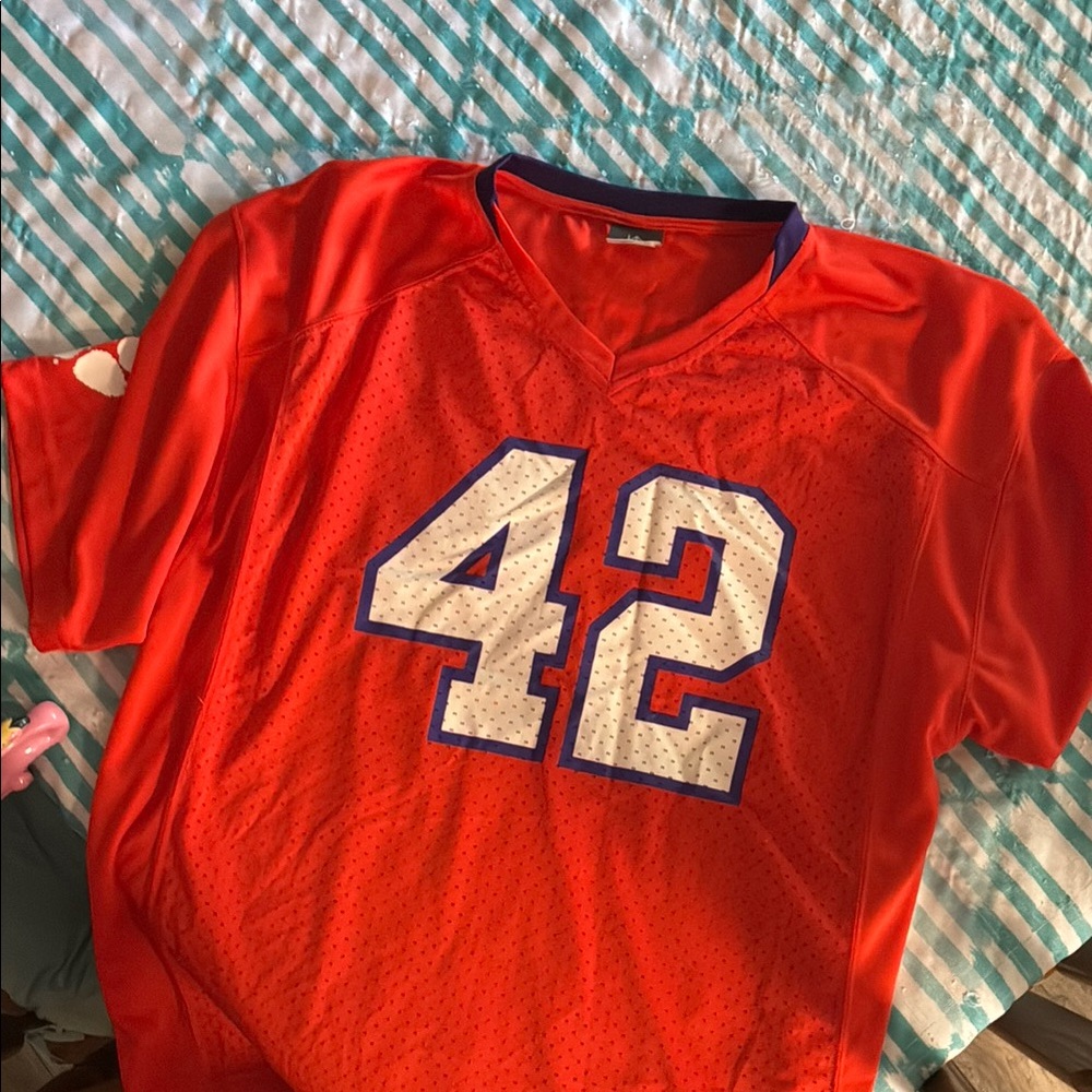 Clemson Knights Apparel Orange and Purple Jersey